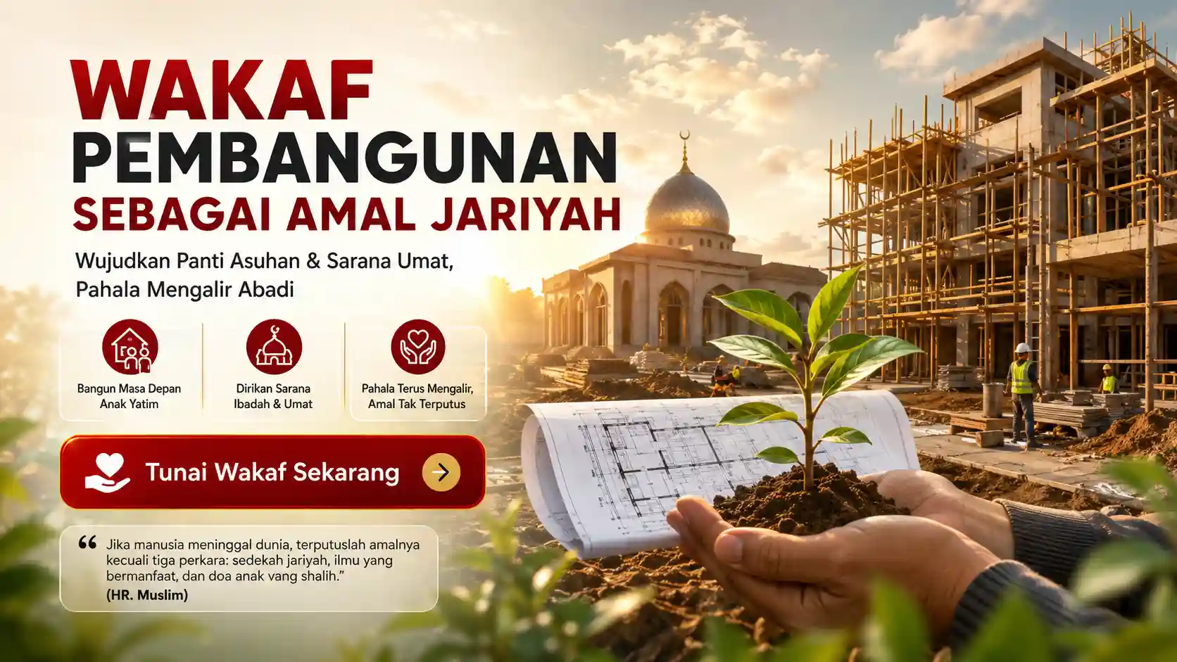 wakaf pembangunan sebagai amal jariyah