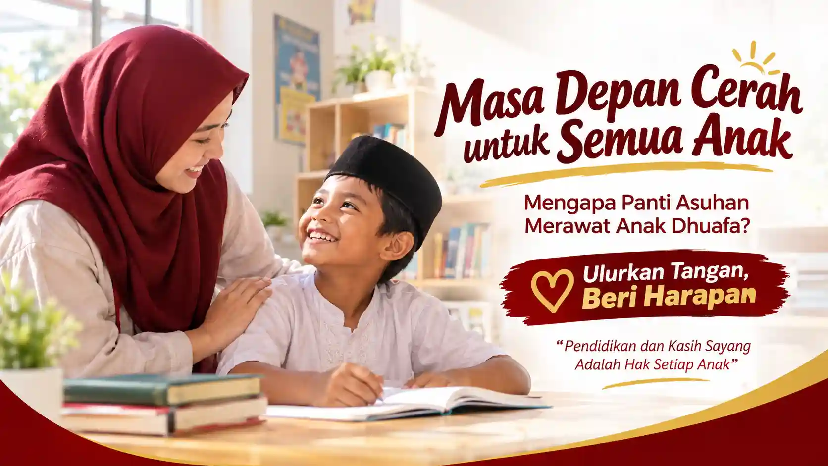alasan panti menerima dhuafa
